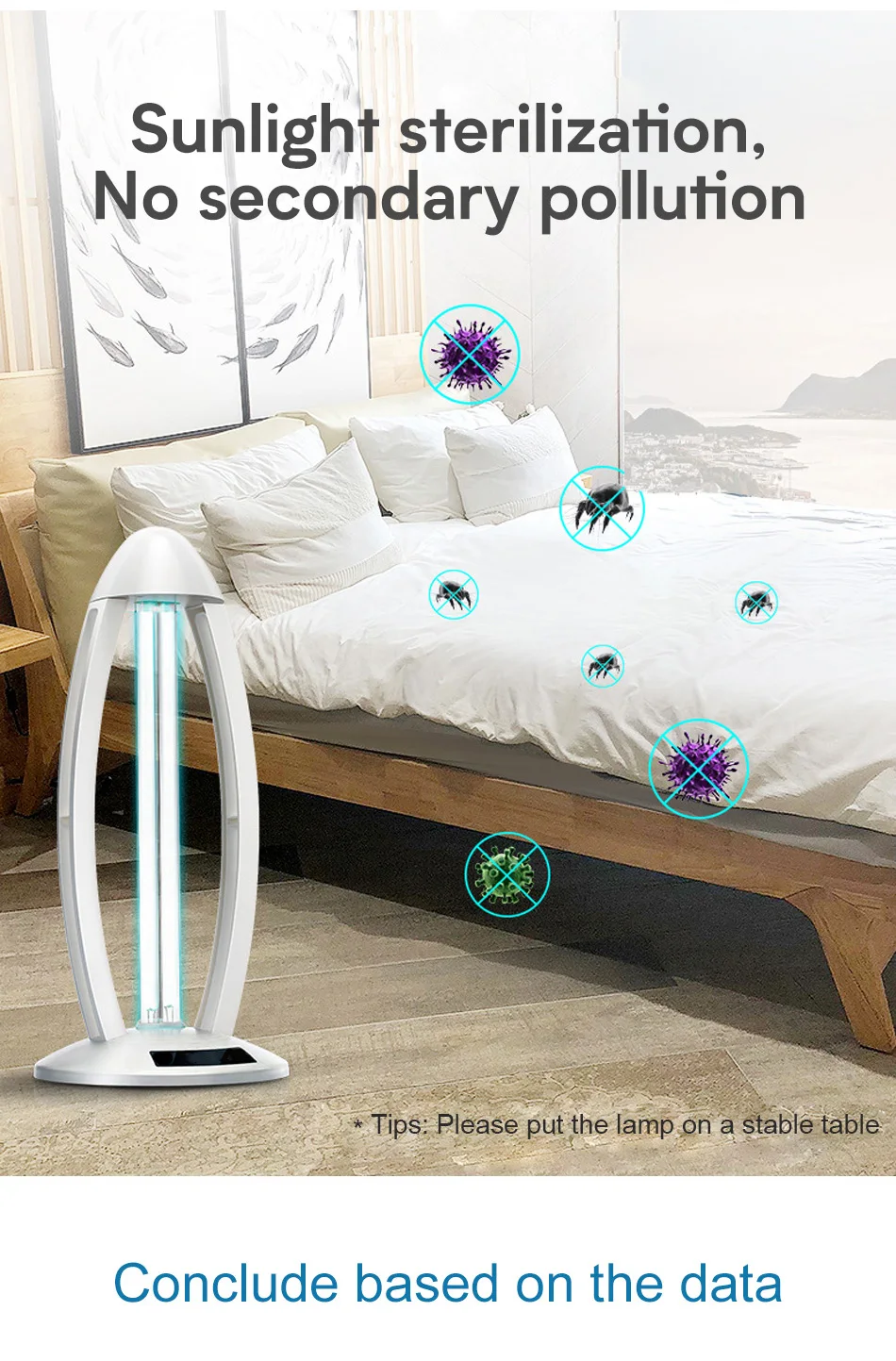 Corona Killer - Ultraviolet Sterilizer Lamp