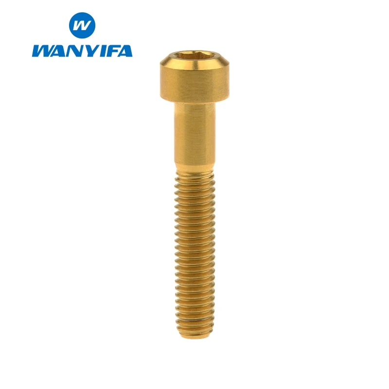 Ваньифа M6x35mm перевернутое филе внутренний шестигранный клеймо титановый болт с головкой для велосипеда