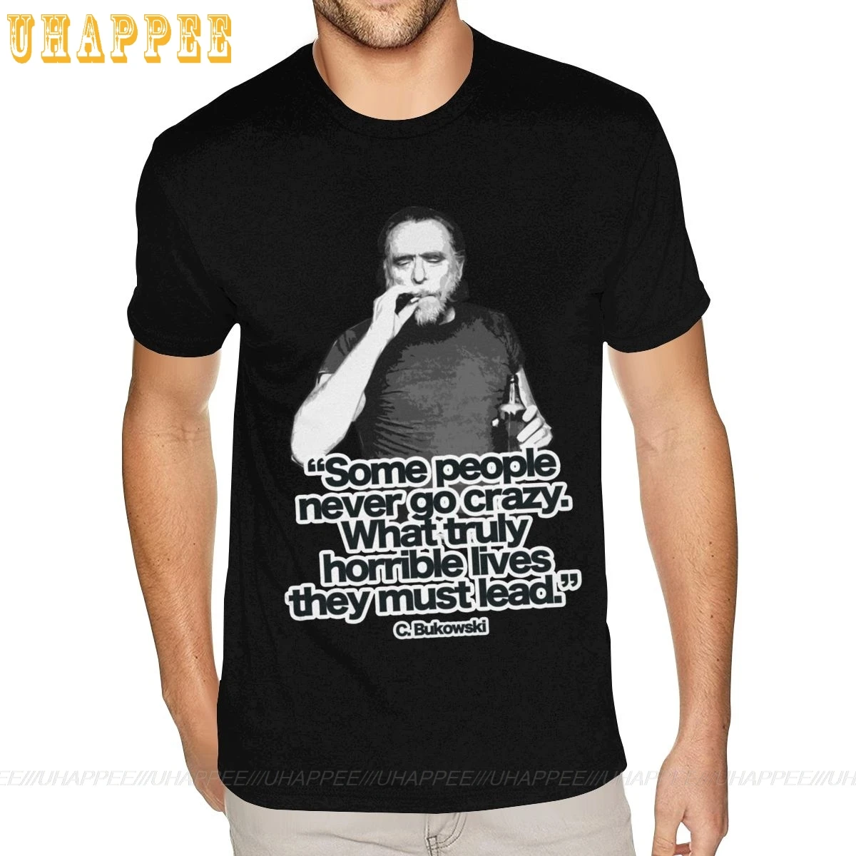 Charles Bukowski футболка для мальчиков большие размеры мужчин с короткими рукавами