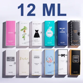 

New 12ml Lasting Mini Perfume Women Men Parfum Deodorant Fragrance Atomizer Body Spray Elegant Ladies Male Flower Aromatic Water