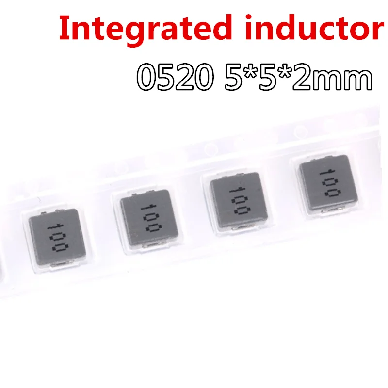10 шт SMD Силовые индукторы 0520 1UH 2.2UH 3.3UH 4.7UH 6.8UH 10UH чип индуктор встроенный 5*5*2 мм 1R0 2R2