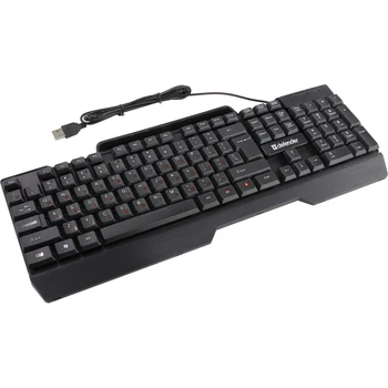 

Wired keyboard Search HB-790 RU,black,full-size DEFENDER