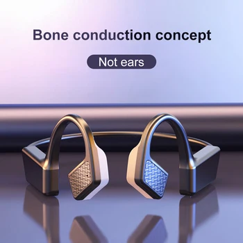 

Bone Conduction Headset Bluetooth 5.0 Wireless Bluetooth Stereo Headset Sports Headphones for Running Hiking Driving Bicycling