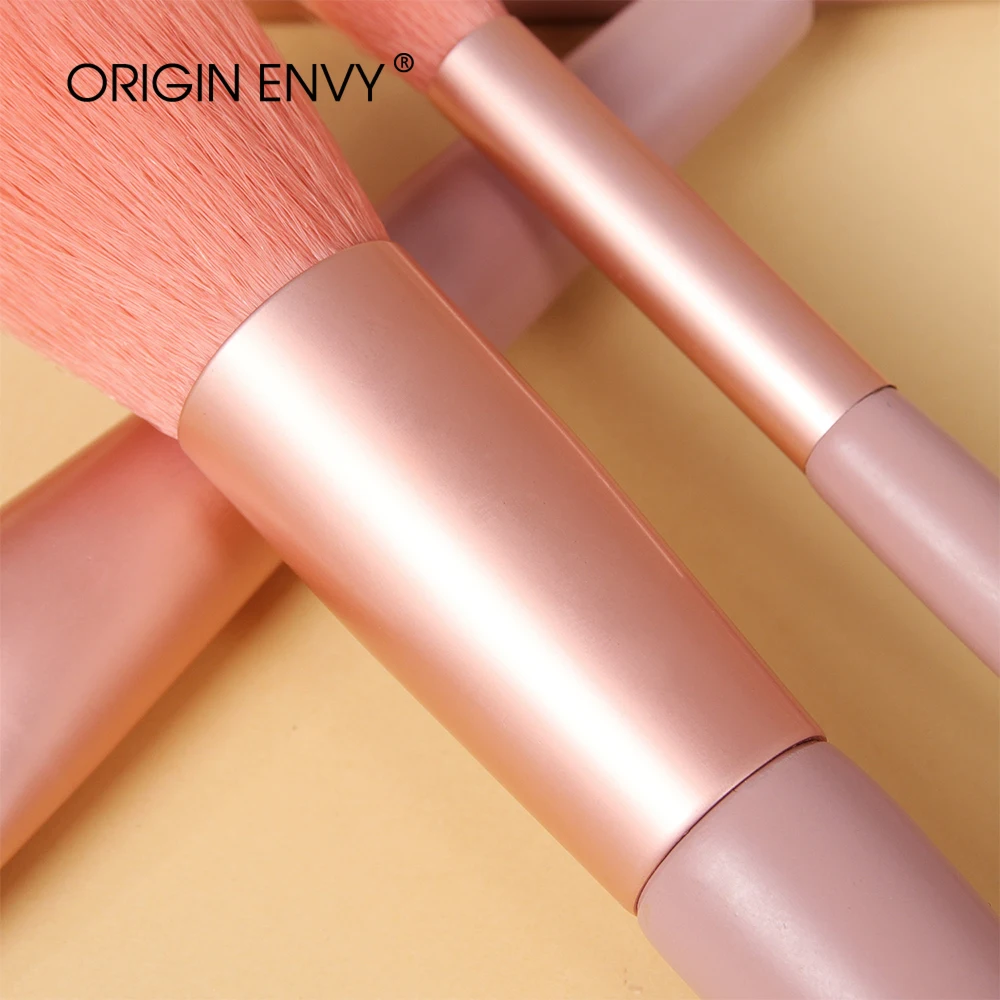 ORIGIN ENVY 7Pcs Makeup Brushes Foundation Brush Wooden Handle Soft Hair Makeup Set Brush Portable Beauty Tool Beauty