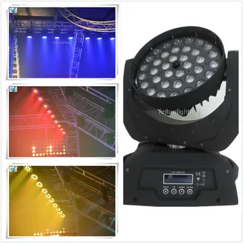 

E-8X Stage Lighting 36*15w 5 in1 rgbwA zoom Wash Led Moving Head Light