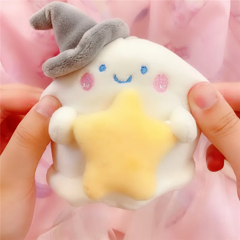 10 см Kawaii Мультфильм привидение Маленькая подвеска брелок чучела плюшевая подвеска креативная Милая спектрная сумка в виде плюшевой игрушки подвеска детские подарки