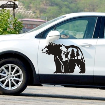 

Hunt Bear Buck Tree Decal Hunting Club Sticker Hollow Sticker Hunter Car Window Vinyl Decal Funny Poster Motorcycle