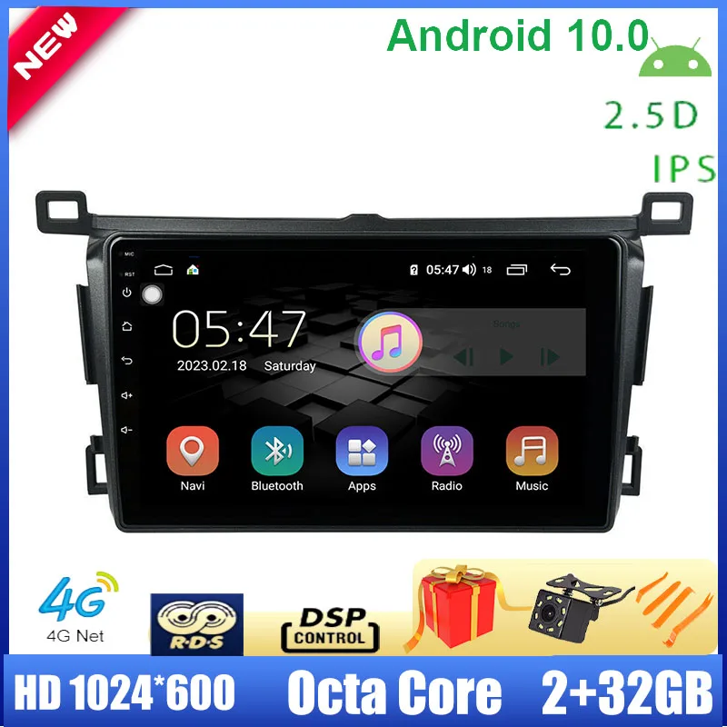Автомагнитола Driwuzz для Toyota RAV4 2013 ~ 2019 мультимедийный плеер 9 '' Android 10 0