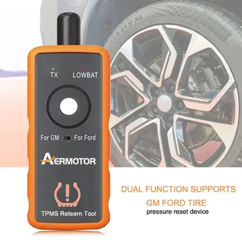 

2 In 1 Activation TPMS Reset Tool Practical Replacement Parts Portable Tire Pressure Monitor Sensor Home Durable For Ford