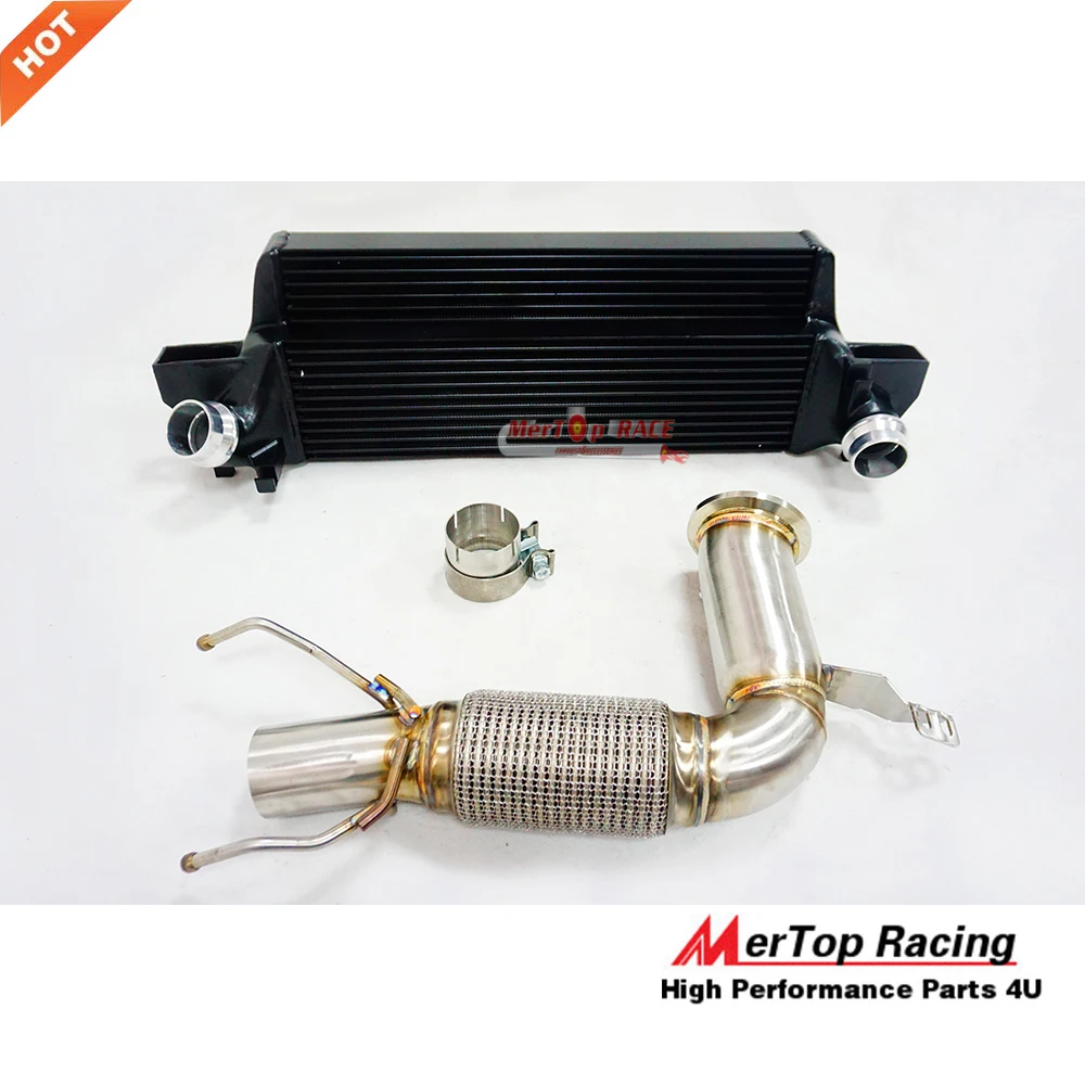 MERTOP RACING 2 36 ''OD Competition Intercooler + 75'' SS304 Decat Downpipe для Mini F54 F55 F56 F60 0 T|Выхлопной