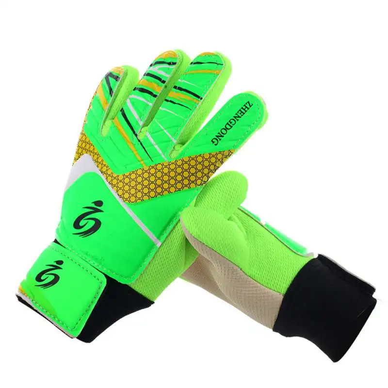 G2-5 Молодежные детские противоскользящие Дышащие футбольные футбольный голкиперский вратарь тренировочные перчатки с защитой ног - Цвет: G2-5