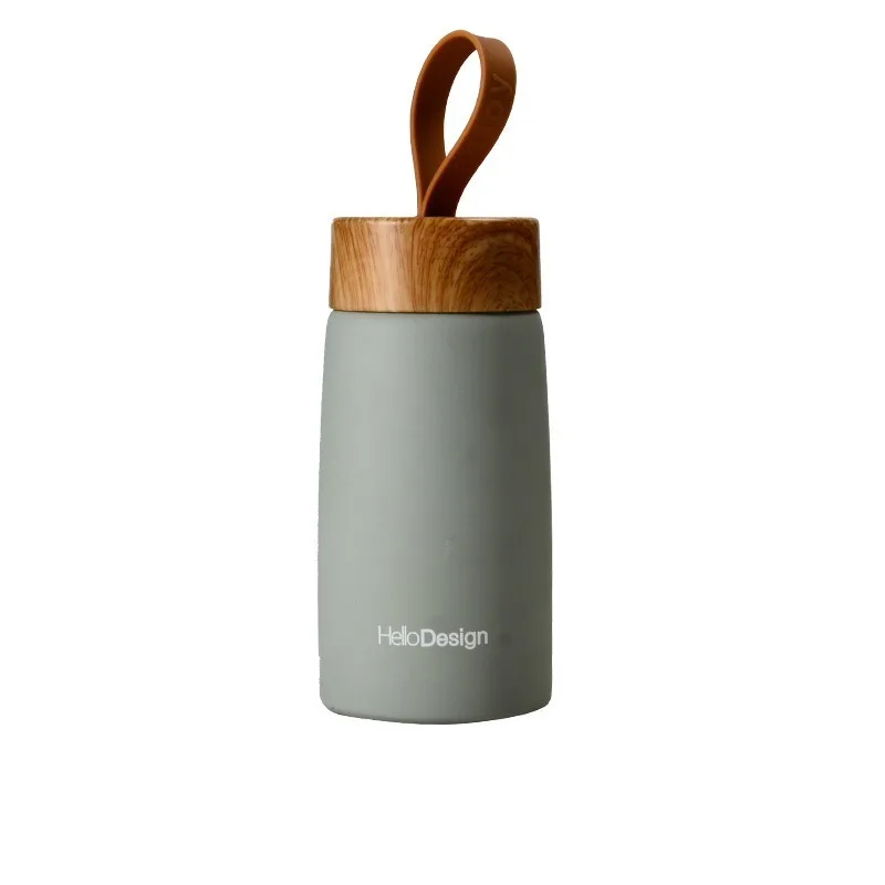 Stainless Steel Insulated Water Bottle Travel Coffee Mug,''Hello