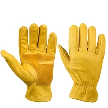 

New Cowhide Gloves Leather Genuine Motorcycle Motocross Motorbike Biker Racing Riding Hand Motor Moto Gloves Men