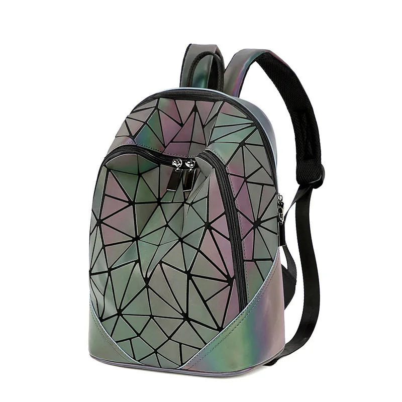 Geometri ctriangle сумки с голограммой светящийся женский рюкзак и сумка a dos 2019 Mochilas