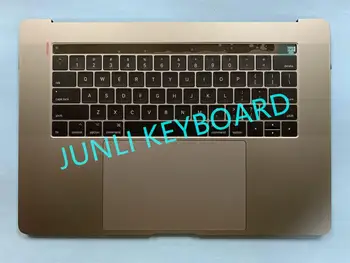 

JUNLI KEYBOARD Original For Apple Macbook Pro 15" A1707 Space Grey Top Case With Keyboard Topcase 2016 2017 palmrest US With