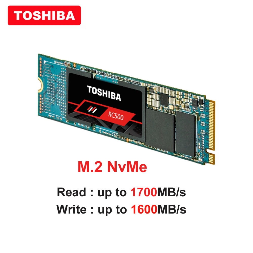 TOSHIBA 3D NAND RC500 SSD 250 ГБ 500 Гб ТБ m2 2280 NVMe PCIe Gen3x4 disco duro interno de estado sólido para ordenador