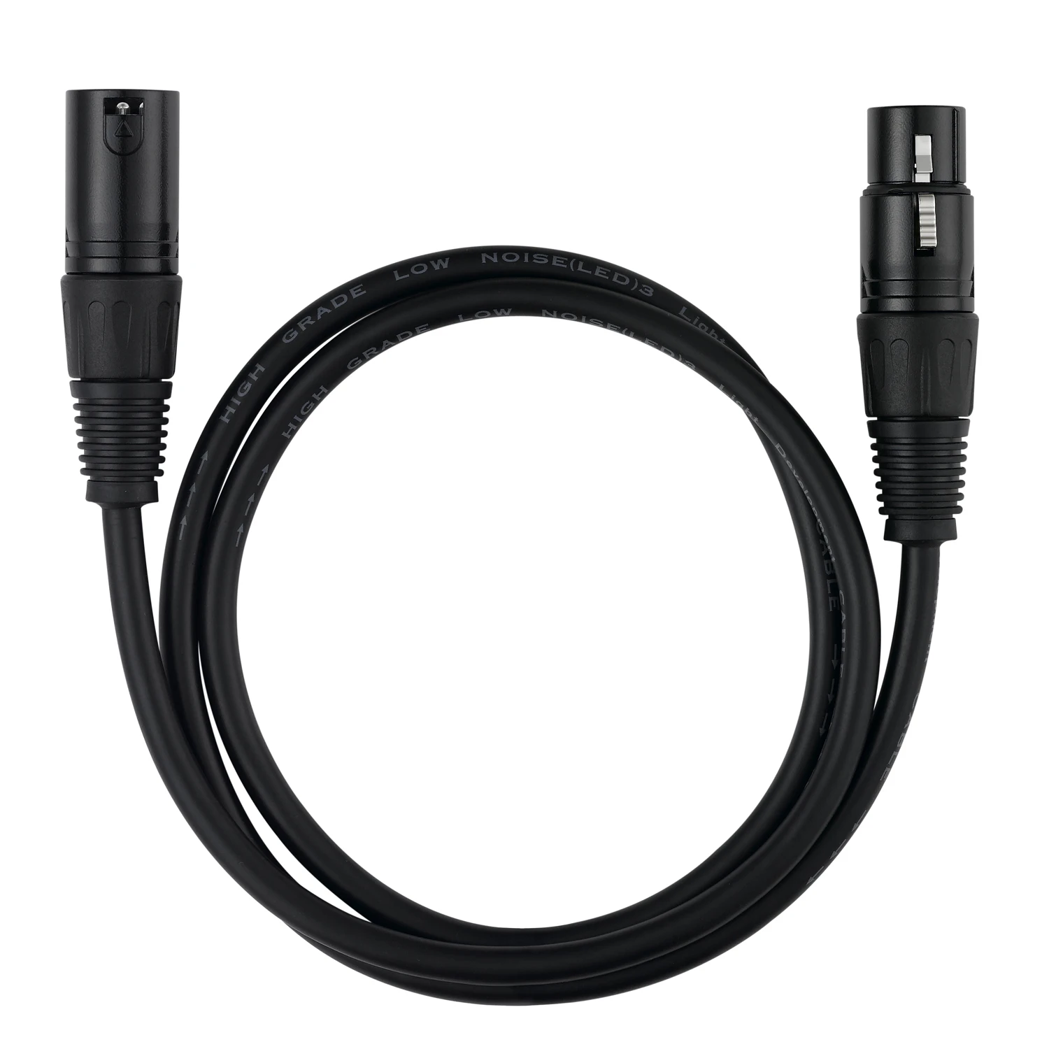 Кабель Bochara XLR штекер гнездо M/F экранированный аудио кабель OFC для микрофона