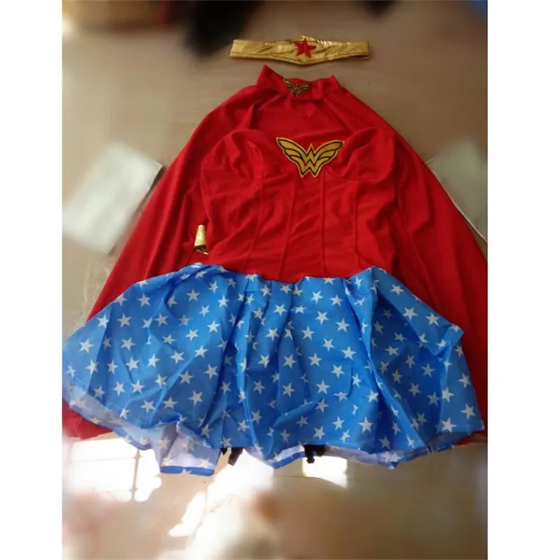 Лидер продаж, женский костюм супергероя Wonder women, маскарадный костюм на Хеллоуин, дамский костюм супергероя Диана для костюмированной вечеринки, нарядное платье на Хэллоуин