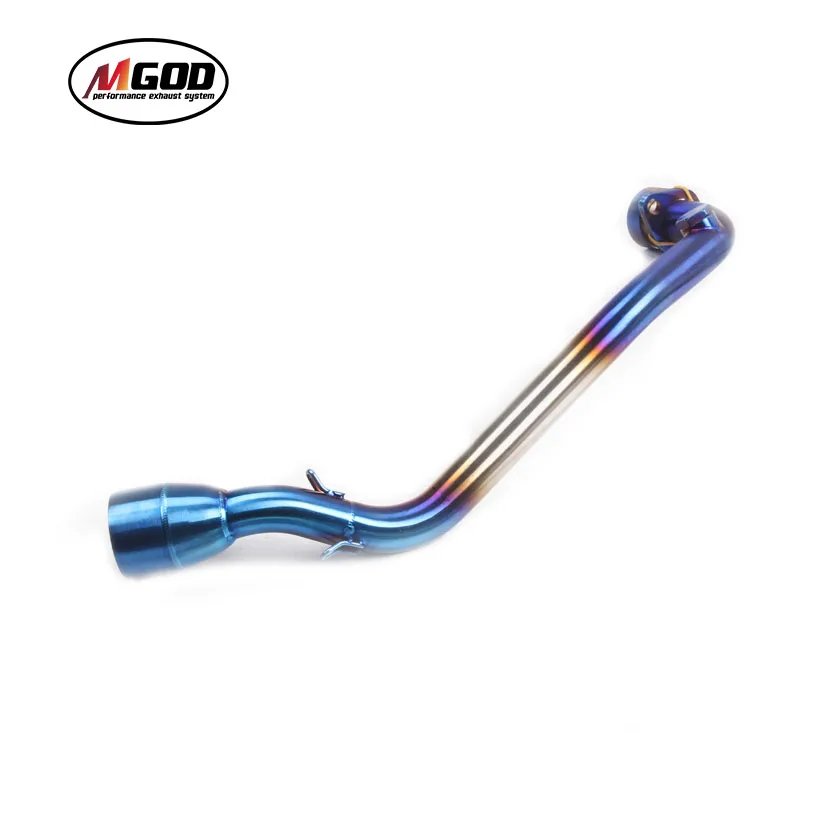 msx155-2 MGOD для Yamaha FORCE SMAX155 FORCE155 MAX155 мотоциклетные выхлопные Escape MOTO Slip on глушитель звено среднего заголовка средней трубы скутер - Цвет: msx155-2
