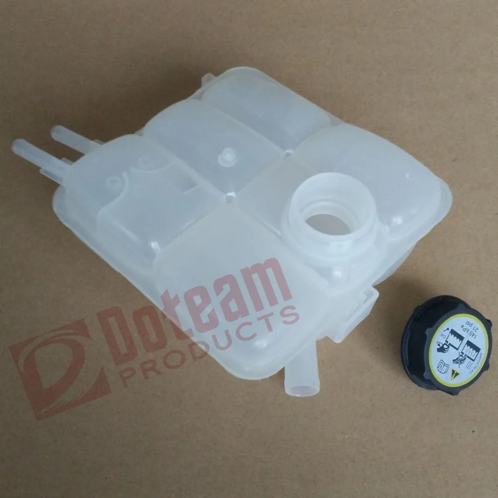 Coolant Reservoir Expansion Tank + Cap For Ford Focus II KUGA I 1.4 1.6