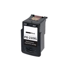 For Printer Anti-fading Eco-friendly Large Capacity Remanufactured Refilled Replacement Ink Clarity for Canon PG210