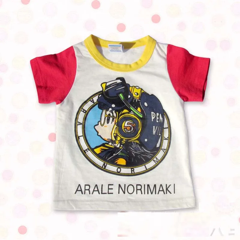 Ainiel/5 предметов, 1 комплект, костюм для косплея аниме Dr. Slump Arale детское платье/шляпа/очки/носки/футболка нарядное платье для девочек