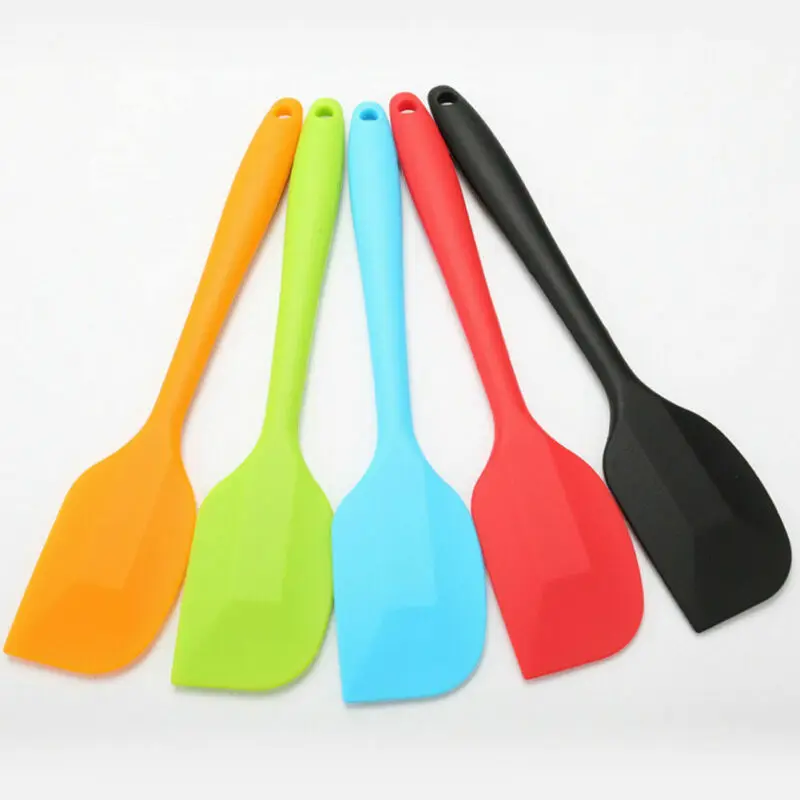 

Silicone Cake Cream Spatula Mixing Scraper Brush Spoon 2020 Kitchen Baking Tool 1Pcs 5 Colors