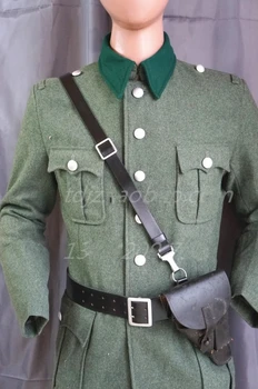Ii wojna światowa WW2 niemiecki dowódca HEER oficer M36 wełna pole mundur wojskowy tunika i bryczesy tanie i dobre opinie Zestawy PŁÓTNO CN (pochodzenie) COTTON