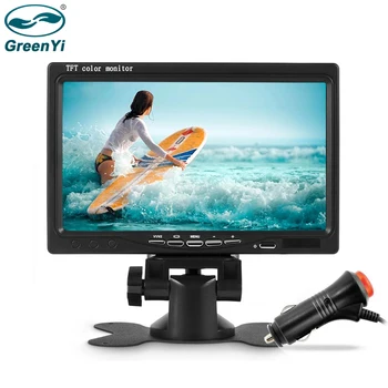 

GreenYi 800 * 480 7 inch LCD test monitoring CCTV surveillance camera AHD analog 3 in 1 security IPS monitor