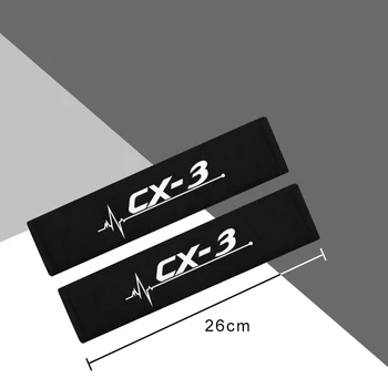 

Protection Shoulder belt cover car styling for Mazda CX-3 CX3 2017 2018 Accessories Car Styling