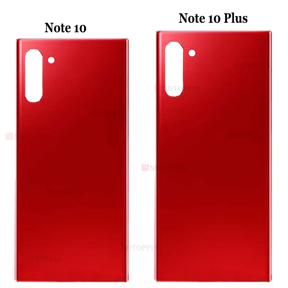 Новинка, для samsung Galaxy Note 10, крышка батареи, задняя крышка, корпус, задний Чехол для Note 10 Plus, стеклянная крышка батареи+ клейкая наклейка
