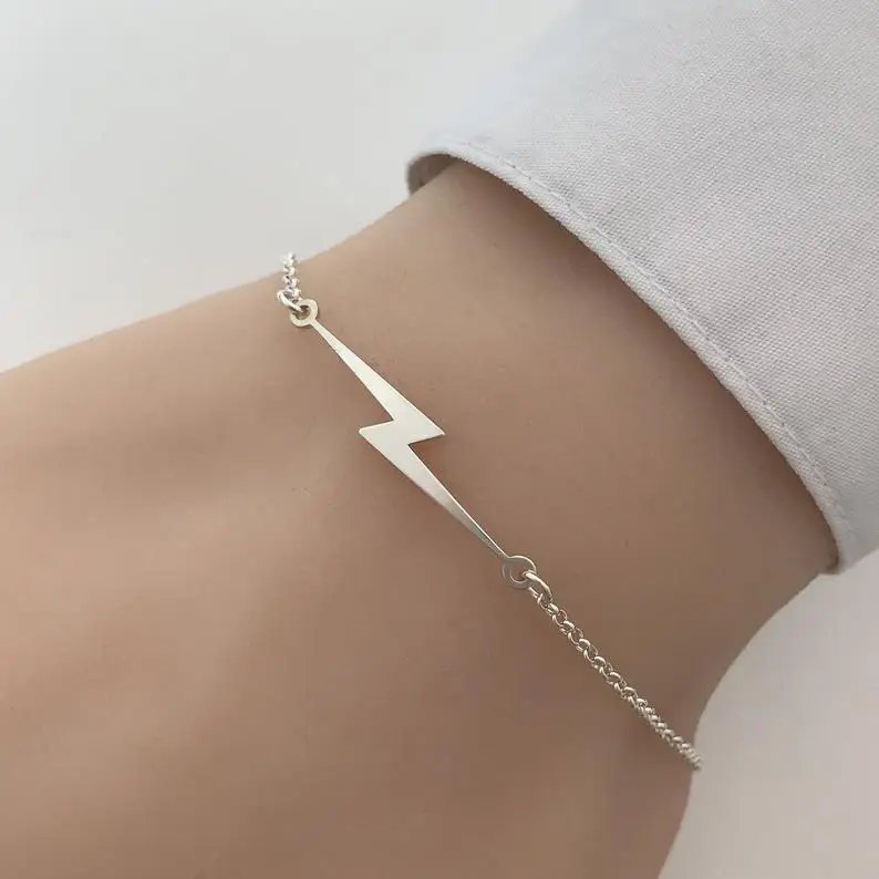 Bolt Lightning Stainless Steel Bracelet 