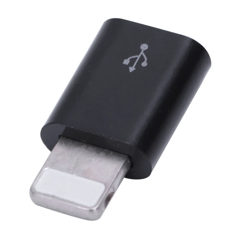 Usb адаптер для Iphone 7 микро Usb для Iphone X Xs Max 6S адаптер быстрой зарядки синхронизации данных для Ipad Usb кабель(черный