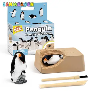

Novelty Toy DIY Digging Toys Penguin Dinosaur Fossil Antique Digging Exploration Game Educational Learning Toy Best Gift For Kid