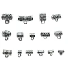 20pcs/lot Charms Connector Bails Beads Antique Silver Color Bails Beads Charms Jewelry Findings Diy Bails Beads Connector ► Photo 2/2