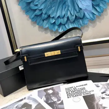 

2020 new cover Manhattan baguette bag business type ladies leather luxury bag top quality one-shoulder messenger bag