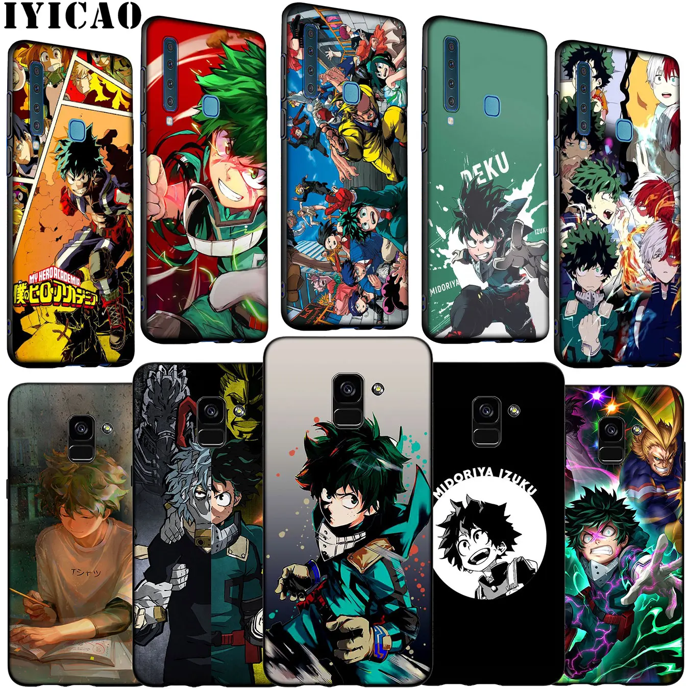 Мягкий силиконовый чехол для телефона с аниме My Hero Academy Samsung Galaxy A6 A7 A8 A9 2018 A3 A5 2016 2017