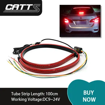 

1 Pcs Trunk Brake Light LED Strip Running Signal Lamp For VW Polo Passat b5 b6 b7 b8 Golf 4 5 6 7 T4 T5 Touran