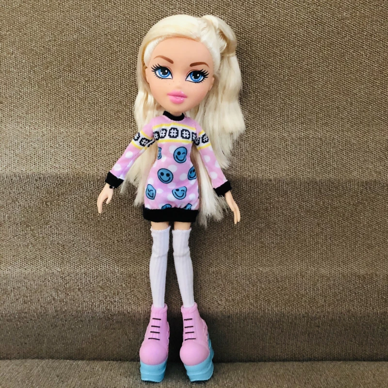 23 см модный BratzDoll большая девочка с розовыми волосами и большими глазами YASMIN красивый MGAdoll лучший подарок - Цвет: D