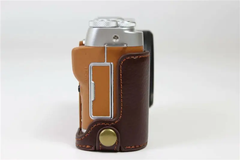 Сумка для камеры из натуральной кожи, чехол для Fujifilm X-A7 Fuji XA7, защитный чехол для батареи