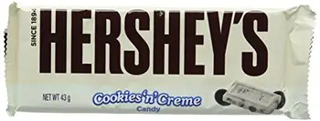 

Hersheys Cookies n Crème Bar, 43 g, Pack of 36