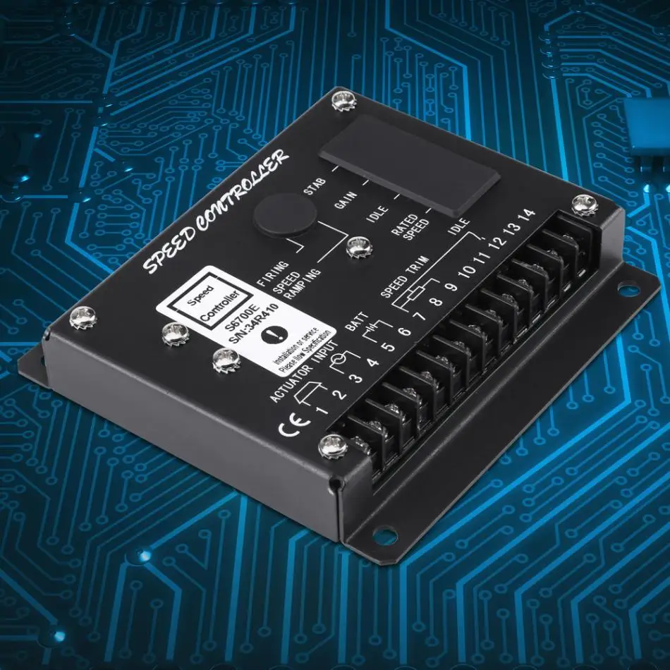 S6700E модуль управления генератором контроллер скорости двигателя высокая/низкая скорость переключатель модуль для дизельного генератора