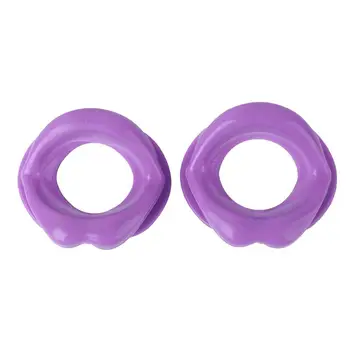 

2pcs Silicone Lip Shaper Practical Smile Trainer Face Slimmer Mouth Tightener