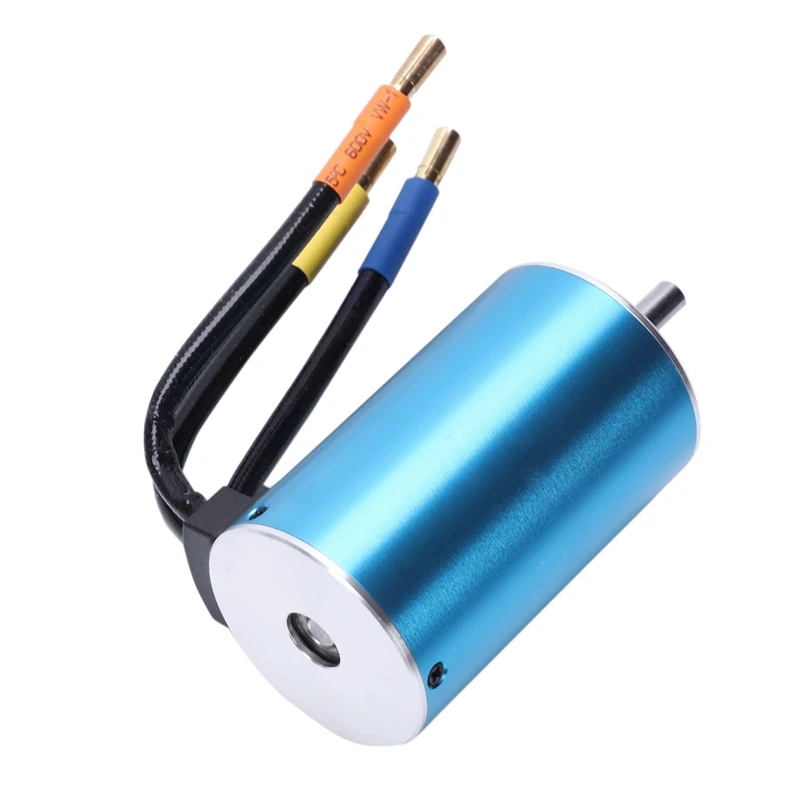 SURPASS HOBBY 3660 3800KV Бессенсорный бесщеточный двигатель с 80A ESC для 1/10 RC ралли автомобиля