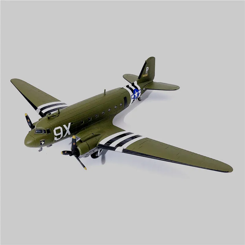 1:100 C47 транспортный самолет модель 101 авиационного дивизиона США 75 летняя