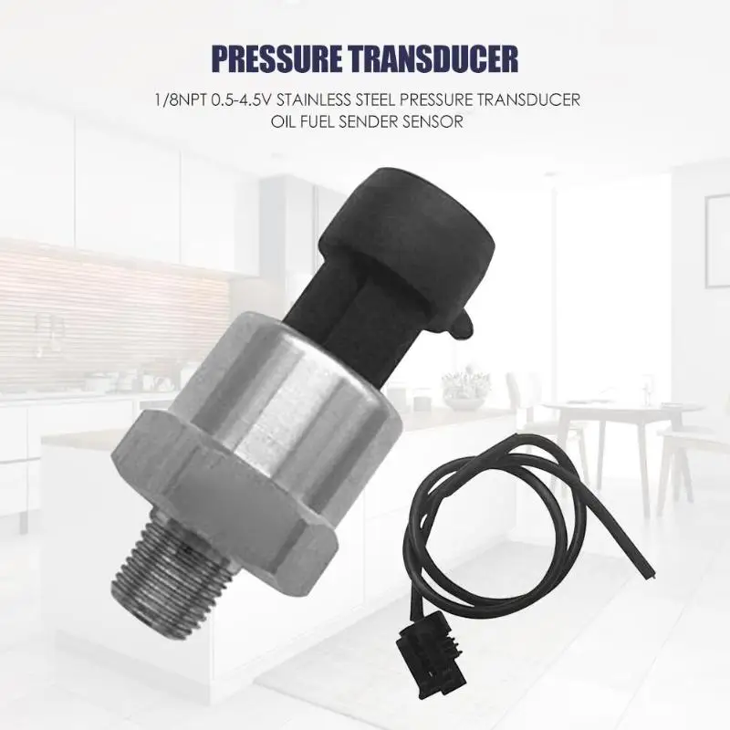 1/8NPT 0,5-4,5 V из нержавеющей стали датчик давления датчик топлива масла