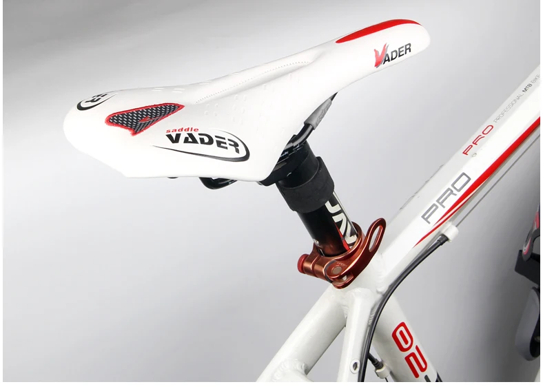 Vader, дышащее велосипедное седло, белое, черное, MTB, седло для горного и дорожного велосипеда, женское, мужское, водонепроницаемое, из искусственной кожи, комфортное, велосипедное седло