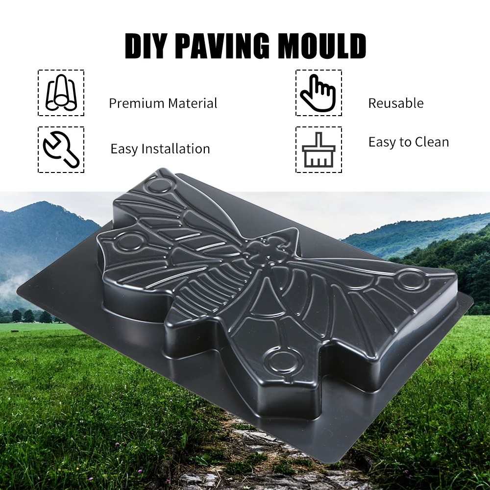 

Garden Making DIY Paving Mould Home Garden Floor Road Concrete Stepping Driveway Stone Path Mold Patio Maker