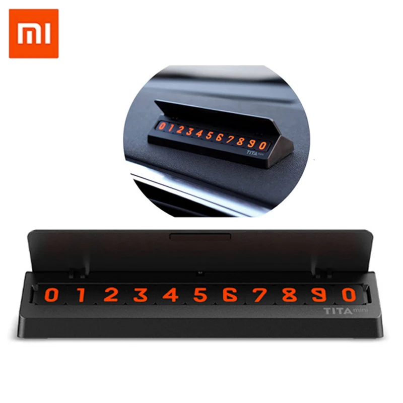 Оригинальный Автомобильный флип чехол Xiaomi mijia Bcase TITA табличка с номером телефона