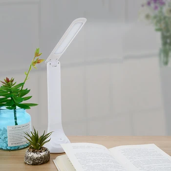 

Stepless Dimmable Desk Reading Light Foldable Rotatable Touch Switch LED Table Lamp DC 5V USB Charging Port Timing Night Lamp